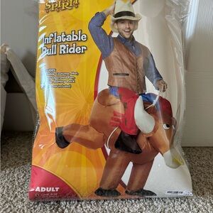 Spirit Halloween Inflatable Bull Rider Costume
